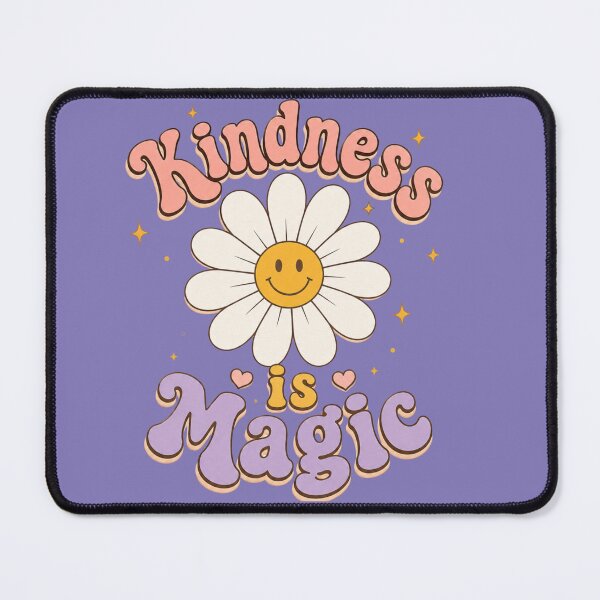 Item preview, Kindness Is Magic Retro Daisy Flower Groovy Typography designed and sold by Core design hub .