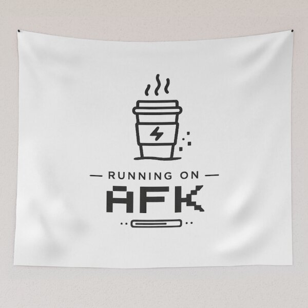 Item preview, Running On Caffeine Tee designed and sold by DesignTeamHub.