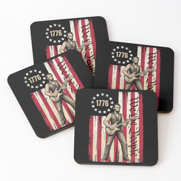 Item preview, 1776 Merica Abraham Lincoln Guitar American Patriot Freedom designed and sold by SofenArt.