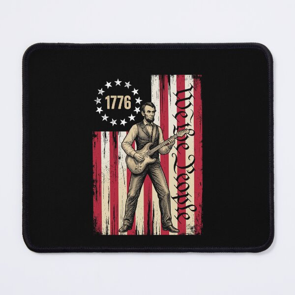 Item preview, 1776 Merica Abraham Lincoln Guitar American Patriot Freedom designed and sold by SofenArt.