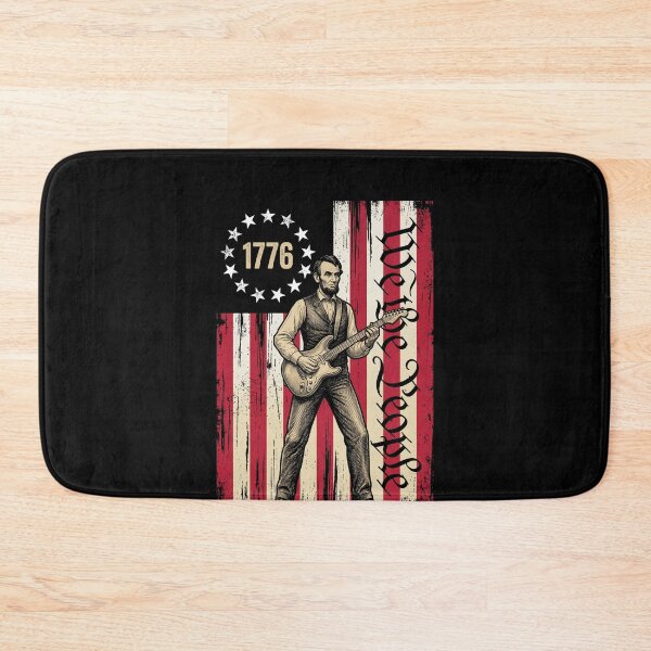 Item preview, 1776 Merica Abraham Lincoln Guitar American Patriot Freedom designed and sold by SofenArt.