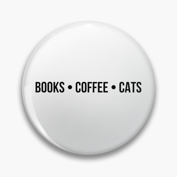 Item preview, Books Coffee Cats Typography Design designed and sold by ModernMoodCo.