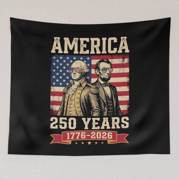 Item preview, America 250 Years 1776-2026 Founding Fathers Patriotism American History USA designed and sold by SofenArt.