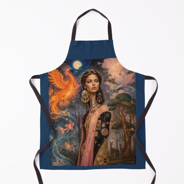 Item preview, Harmony of the Elements – Mystical Woman with Phoenix, Angel & Nature designed and sold by Natalia-Vlad.