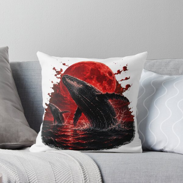 Item preview, Mystical Whales under the Red Moon designed and sold by KM Design.