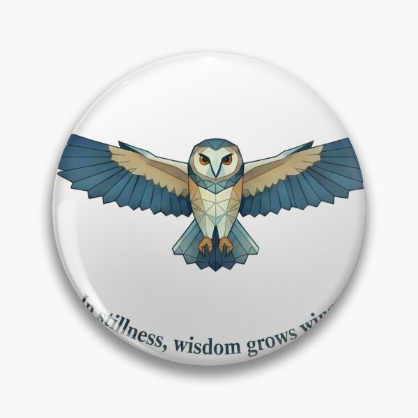 Item preview, In stillness, wisdom grows wings designed and sold by SineGeneva.