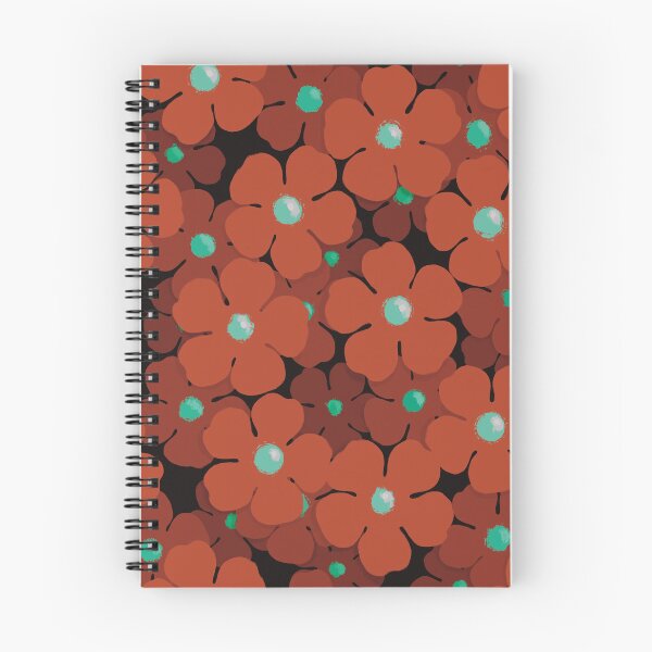 Item preview, Field of red flowers seamless pattern designed and sold by Feral Lines Studio .