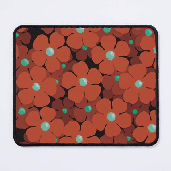 Item preview, Field of red flowers seamless pattern designed and sold by Feral Lines Studio .