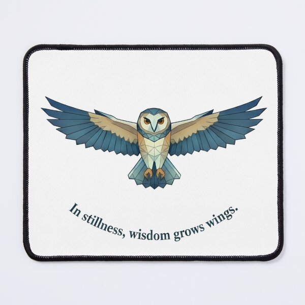 Item preview, In stillness, wisdom grows wings designed and sold by SineGeneva.