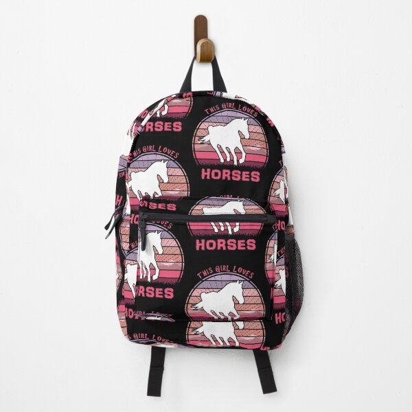 Item preview, This Girl Loves Horses Retro Sunset Equine designed and sold by marke770.