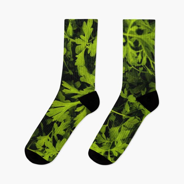 Item preview, Fresh Green Herb Foliage Pattern designed and sold by Apex_Visuals.