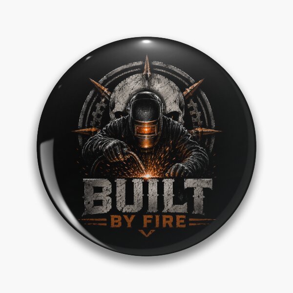 Item preview, Built By Fire – Welder Gift for Welding Professionals and Metal Fabricators designed and sold by LabCore.