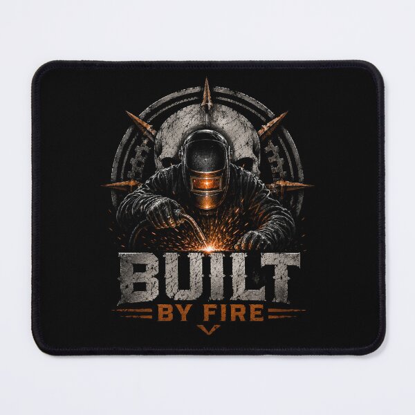 Item preview, Built By Fire – Welder Gift for Welding Professionals and Metal Fabricators designed and sold by LabCore.