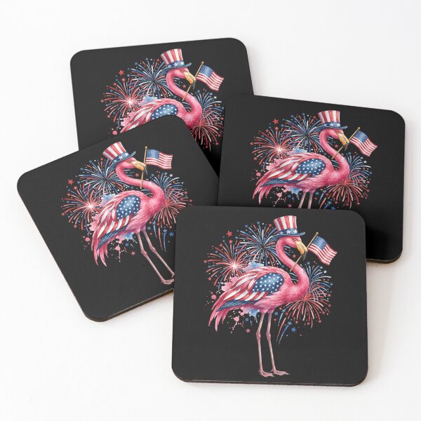 Item preview, Patriotic Flamingo 4th Of July Independence Day American Celebration designed and sold by SofenArt.