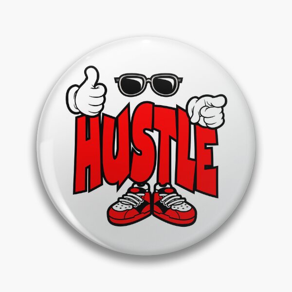 Item preview, Hustle – Motivational Cartoon Character Bold Retro Design Gift for Students designed and sold by NFTWords.