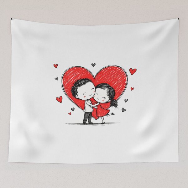 Item preview, A Hug to the Heart of Love designed and sold by KM Design.