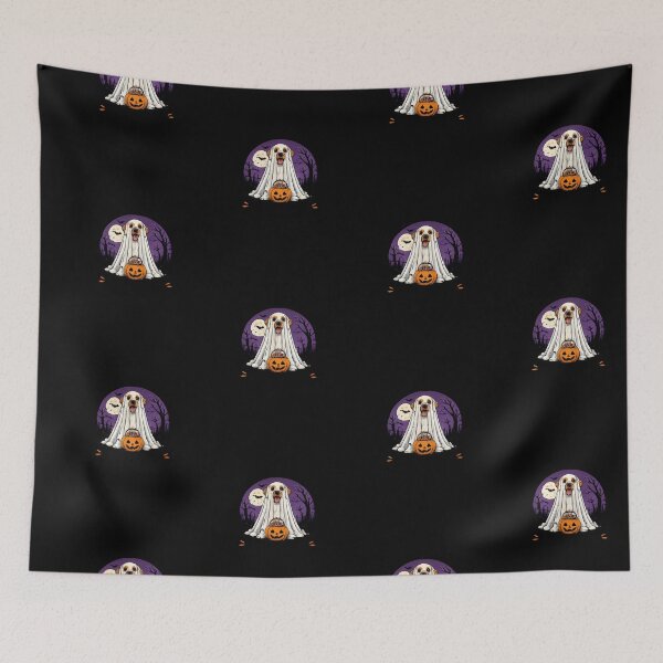 Item preview, Boo I'm Just Here For Treats Funny Halloween Dog Shirt designed and sold by PoojaArtLab.