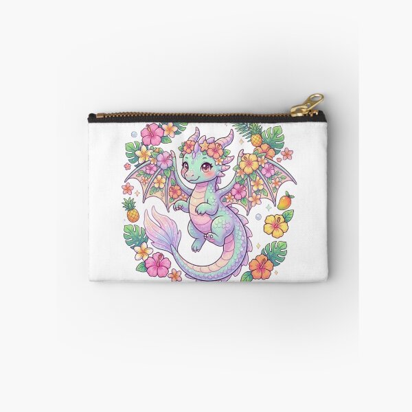 Item preview, Fantasy Tropical Dragon with Flowers designed and sold by MyshopnameSell.