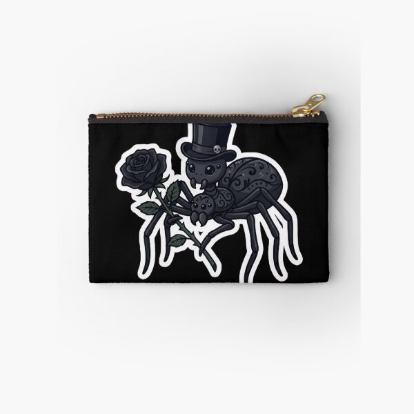 Item preview, Gothic Romance - Black Rose Spider Sticker designed and sold by EnigmaticGoth.