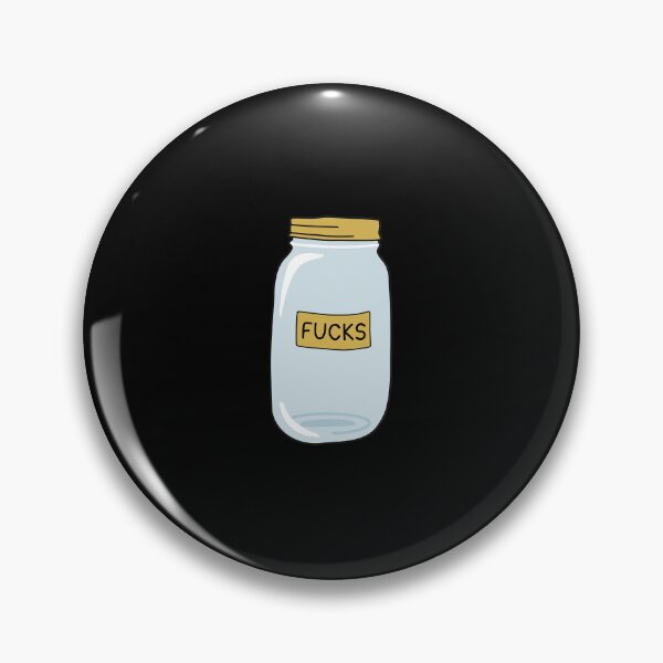 Item preview, Empty jar of zero fucks to give designed and sold by HuesMeows.