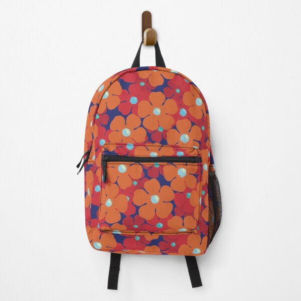Item preview, Field of orange flowers seamless pattern designed and sold by Feral Lines Studio .
