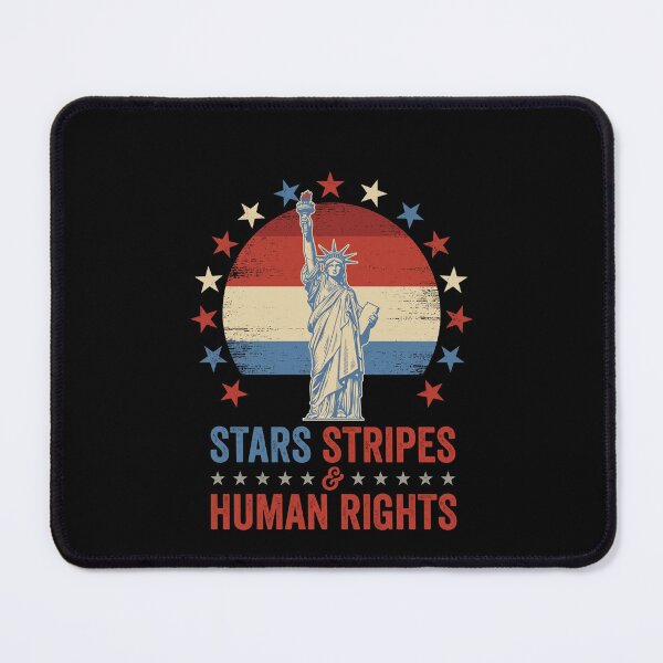 Item preview, Stars Stripes & Human Rights American Patriot Advocate designed and sold by SofenArt.