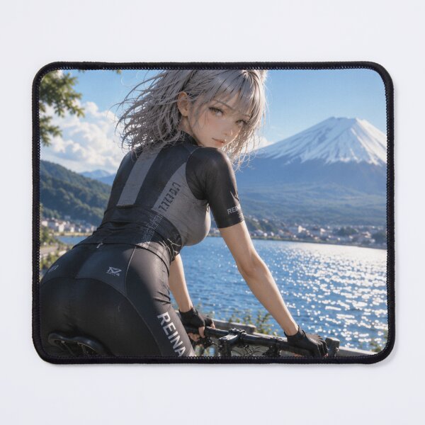 Item preview, REINA Cycling at Mt. Fuji – Catgirl Bicycle Adventure in Japan designed and sold by RinaWorksJP.