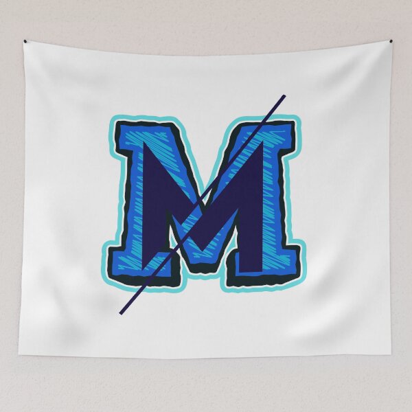 Item preview, Colorful bold and stylistic letter M designed and sold by RinaGArt.