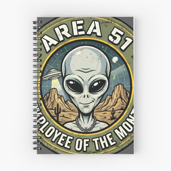 Item preview, Area 51 Employee of the Month Funny Alien designed and sold by jmbeezee.
