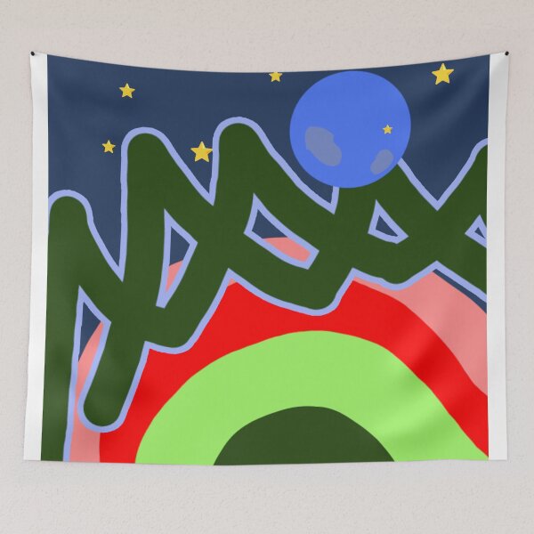 Item preview, Night painting designed and sold by AWADHESH  CHAURASIA.
