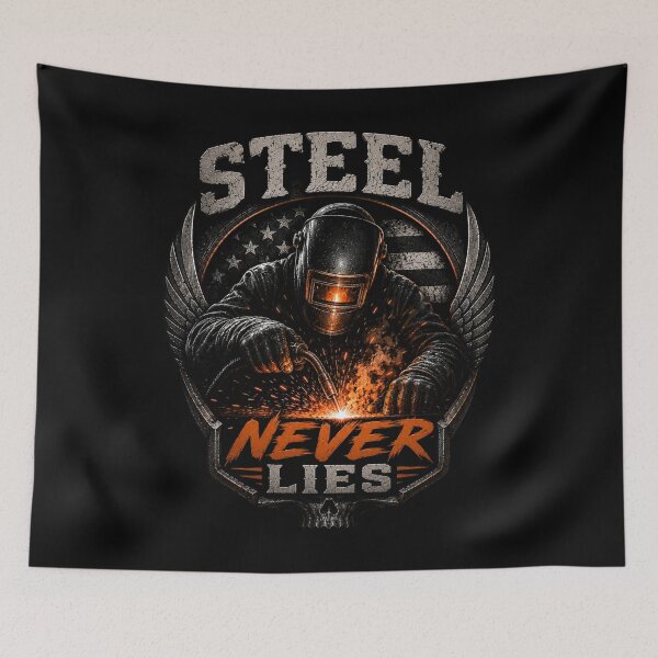 Item preview, Steel Never Lies – Welder Gift for Welding Professionals and Metal Fabricators designed and sold by LabCore.