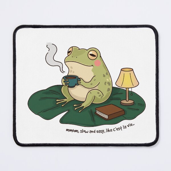 Item preview, Savoring Coffee Slowly While Floating Through The Day designed and sold by WillowerStudio.