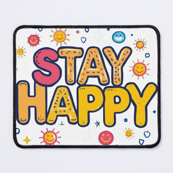 Item preview, Copy of Copy of Stay Happy Positive Vibes Design designed and sold by aminomen.