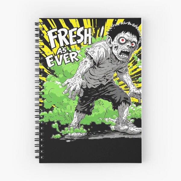 Item preview, Fresh As Ever – Funny Zombie Dark Humor Comic Style designed and sold by ChaoticZenStudio.