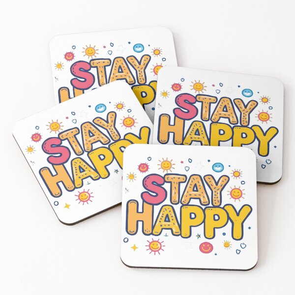 Item preview, Copy of Copy of Stay Happy Positive Vibes Design designed and sold by aminomen.