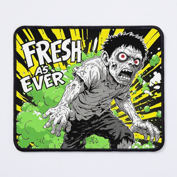 Item preview, Fresh As Ever – Funny Zombie Dark Humor Comic Style designed and sold by ChaoticZenStudio.