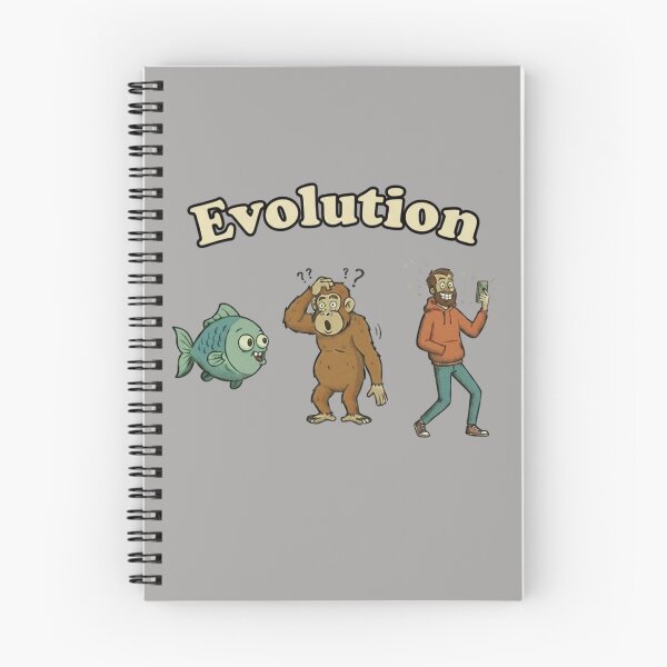 Item preview, Human Evolution designed and sold by NerdCaveArt.