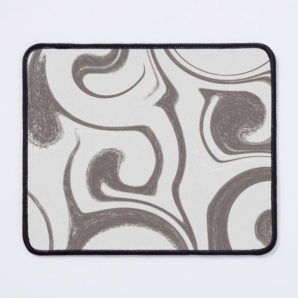 Item preview, Taupe Fluid Swirls - Abstract Marble Pattern designed and sold by CaramelCo.