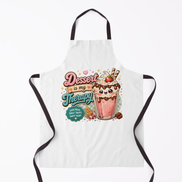 Item preview, Dessert Is My Therapy Funny Sweet Tooth Quote designed and sold by ILYASSE1.
