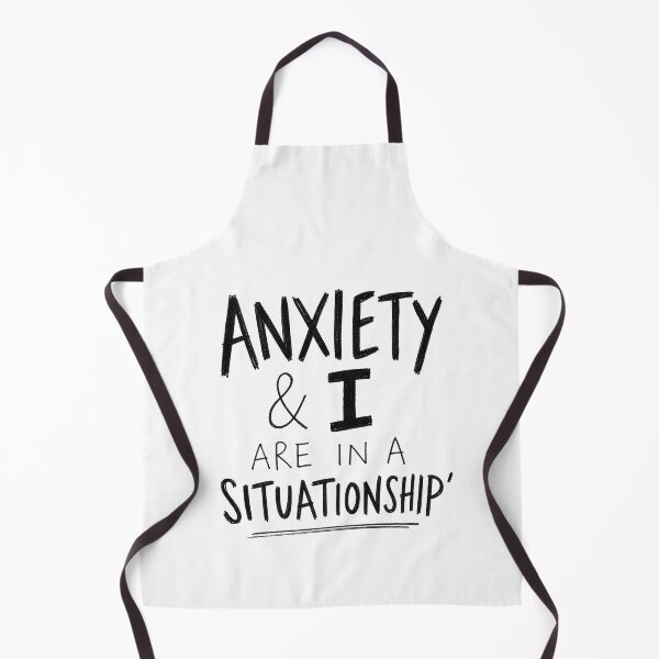 Item preview, Anxiety and I Are in a Situationship Funny Mental Health Zine Tee Sticker Therapy Gift designed and sold by sharifex.