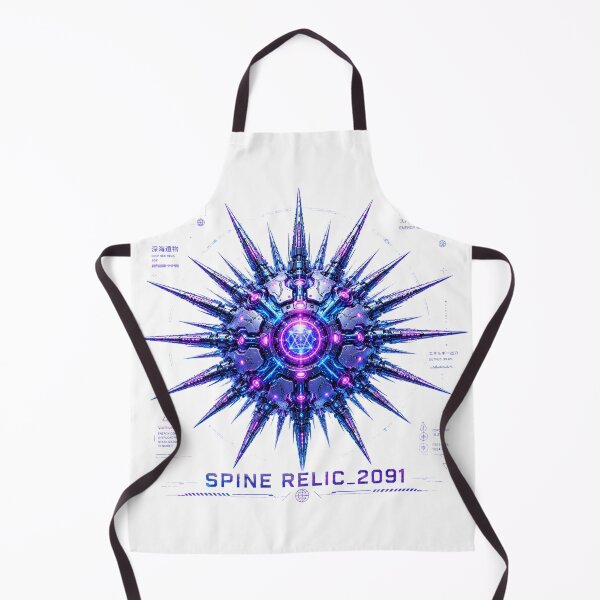 Item preview, Spine Relic 2091 Cyber Sea Urchin – Neon Biomechanical Energy Core Design designed and sold by FusiTink.