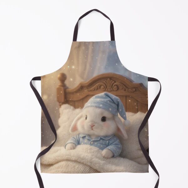 Item preview, Cute Baby Bunny in Pajamas Tucked into Bed – Sweet Dreams Art designed and sold by lovelistivkaa.