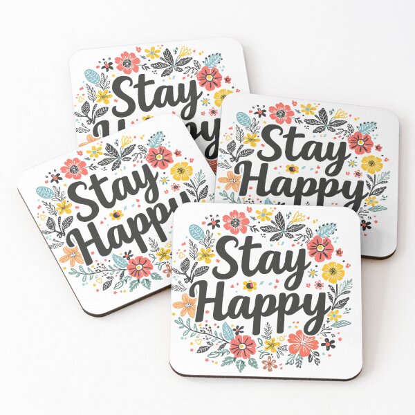 Item preview, Copy of Copy of Copy of Stay Happy Positive Vibes Design designed and sold by aminomen.
