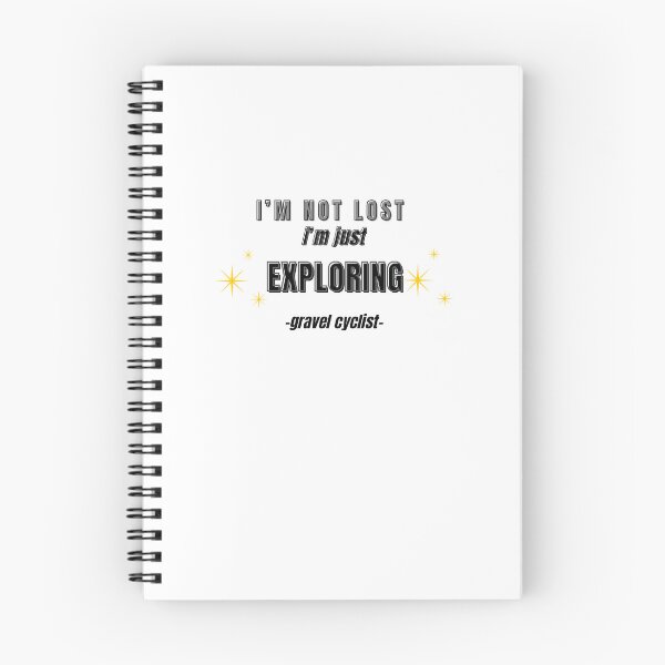 Item preview, I'M NOT LOST I'M JUST EXPLORING GRAVEL CYCLING MEME designed and sold by cyclingmania.