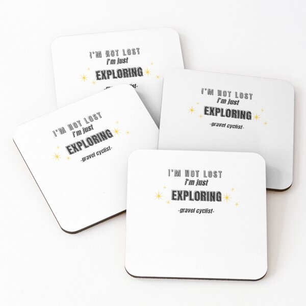 Item preview, I'M NOT LOST I'M JUST EXPLORING GRAVEL CYCLING MEME designed and sold by cyclingmania.