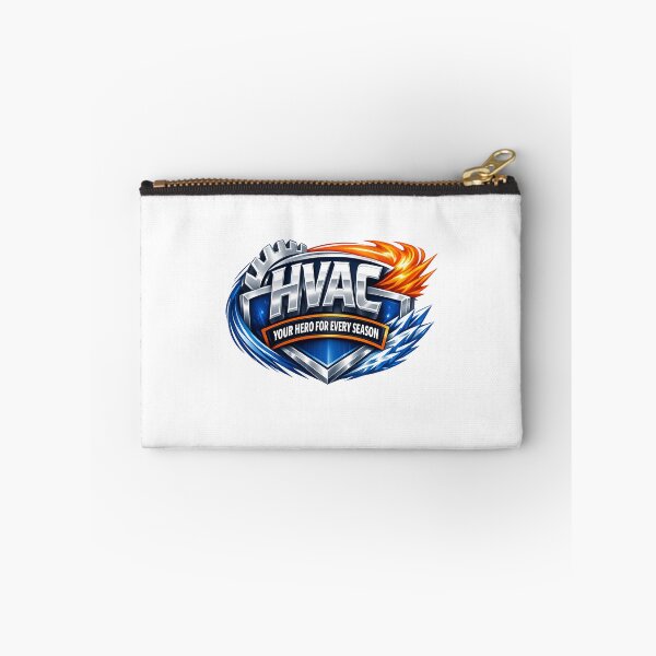 Item preview, HVAC Technician Hero Logo - Heating and Cooling Tech Gif designed and sold by FrozenHeat97.