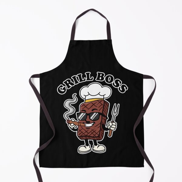 Item preview, Grill Boss Retro Cartoon Steak For BBQ Pitmasters designed and sold by roarsomethings.