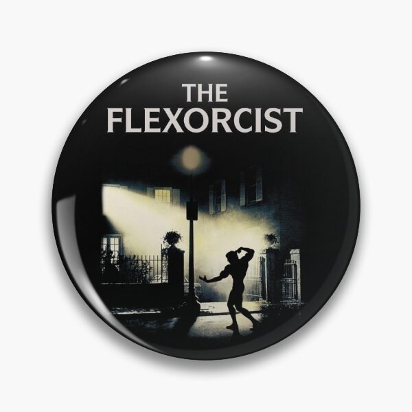 Item preview, The Flexorcist Horror Movie Gym Bro  designed and sold by WhoNeedsEnemies.