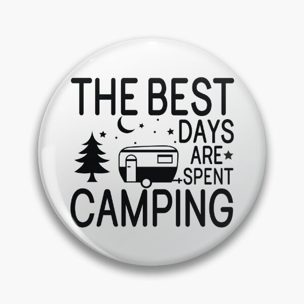 Item preview, The Best Days Are Spent Camping - Cute Mountain Nature Hiking Outdoor Forest Camper Gift designed and sold by FuzionRaptor.