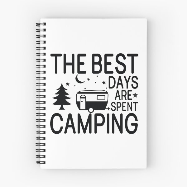 Item preview, The Best Days Are Spent Camping - Cute Mountain Nature Hiking Outdoor Forest Camper Gift designed and sold by FuzionRaptor.